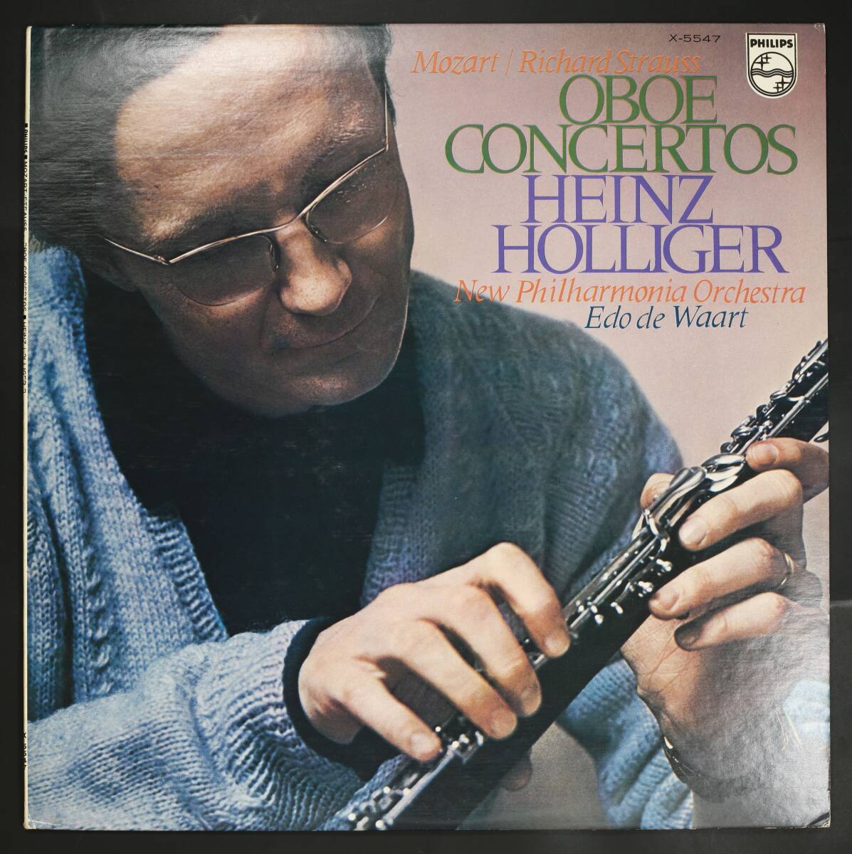 【Promo,LP】ハインツ・ホリガー,ワールト,NPO/モーツァルト,R.シュトラウス:オーボエ協奏曲(並良品,PHILIPS,Heinz Holliger,Edo de Waart)拍卖