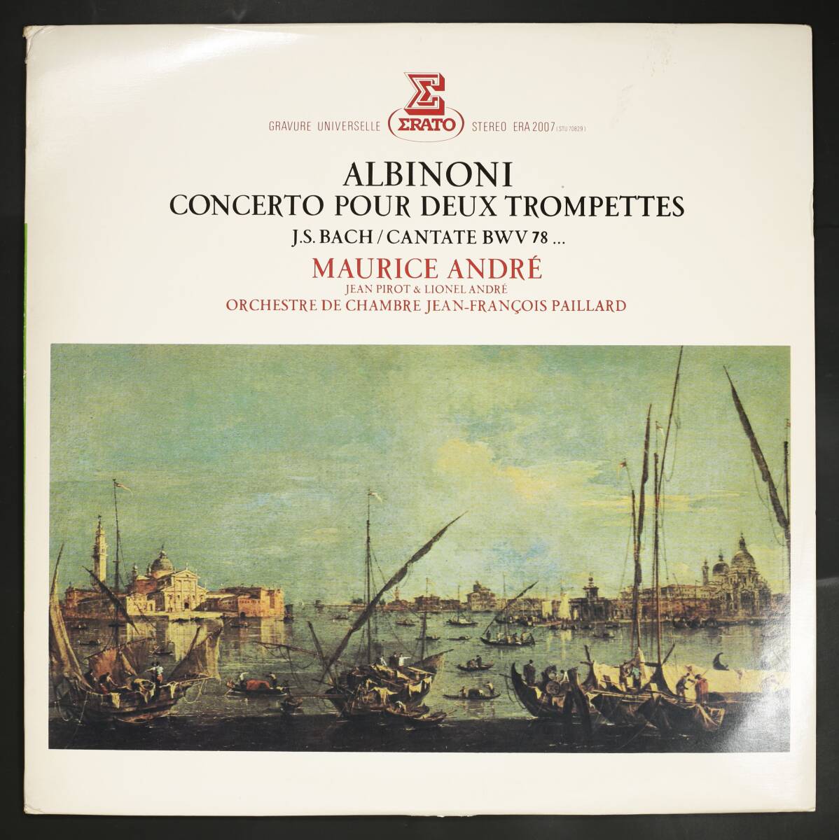 【Promo,LP】モーリス・アンドレ,パイヤール 他/アルビノーニ:2つのトランペットのための協奏曲(並良品,ERATO,Maurice Andre,Paillard)拍卖
