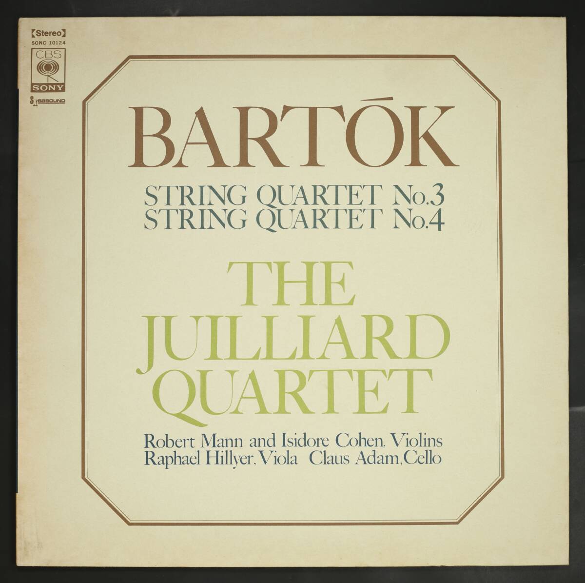 【Promo,LP】ジュリアードQ/バルトーク:弦楽四重奏曲 第3,4番(並品,良盤,Juilliard Quartet)拍卖