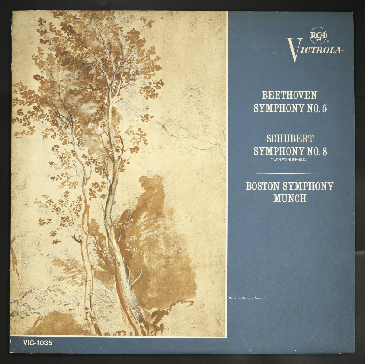 【US盤LP】ミュンシュ,BSO/ベートーヴェン,シューベルト:交響曲第5番,未完成(並品,RCA VICTROLA,Charles Munch)拍卖