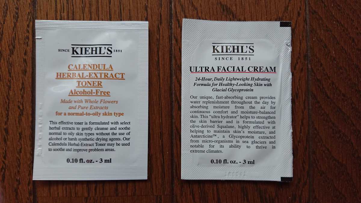 ★非売品 新品 キールズ KIEHL'S 化粧水&クリームセット 試供品拍卖