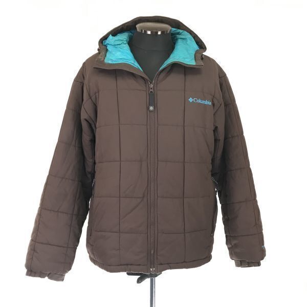 Columbia★ハイテク防寒/中綿入りパーカー/ジャケット/ブルゾン【Mens size -M/茶/brown】Coats/Jackets/Jumpers◆※家Z拍卖