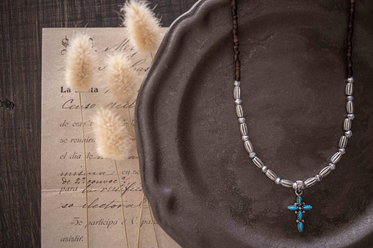 *Shell & brass beads ネックレスアンクレット拍卖