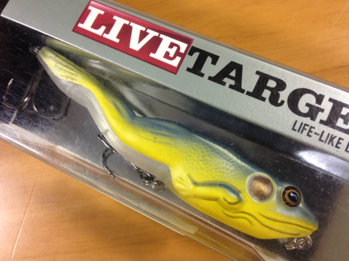 ★KOPPERS★ コッパーズ ライブターゲット フロッグ イエローブルー B級ルアー #18-1688拍卖