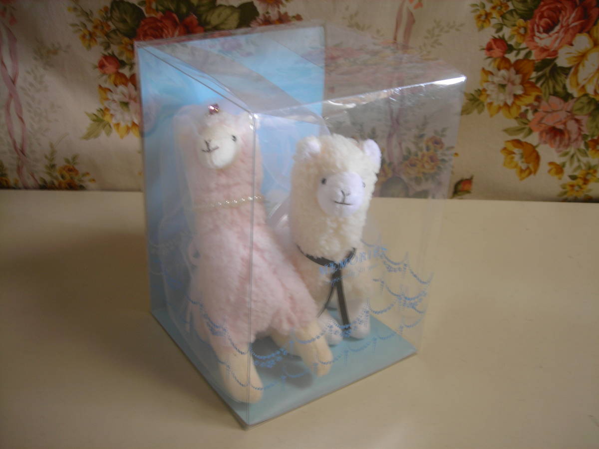 R2 02★アルパカ ぬいぐるみ ピンク&白 雑貨 おもちゃ アフタヌーンティー 未使用拍卖