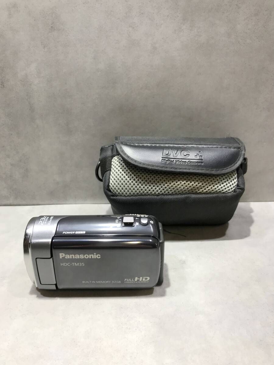 S9620◎Panasonic パナソニック FULLHD デジタルハイビジョンビデオカメラ HDC-TM35 動作OK 初期化済 250214拍卖