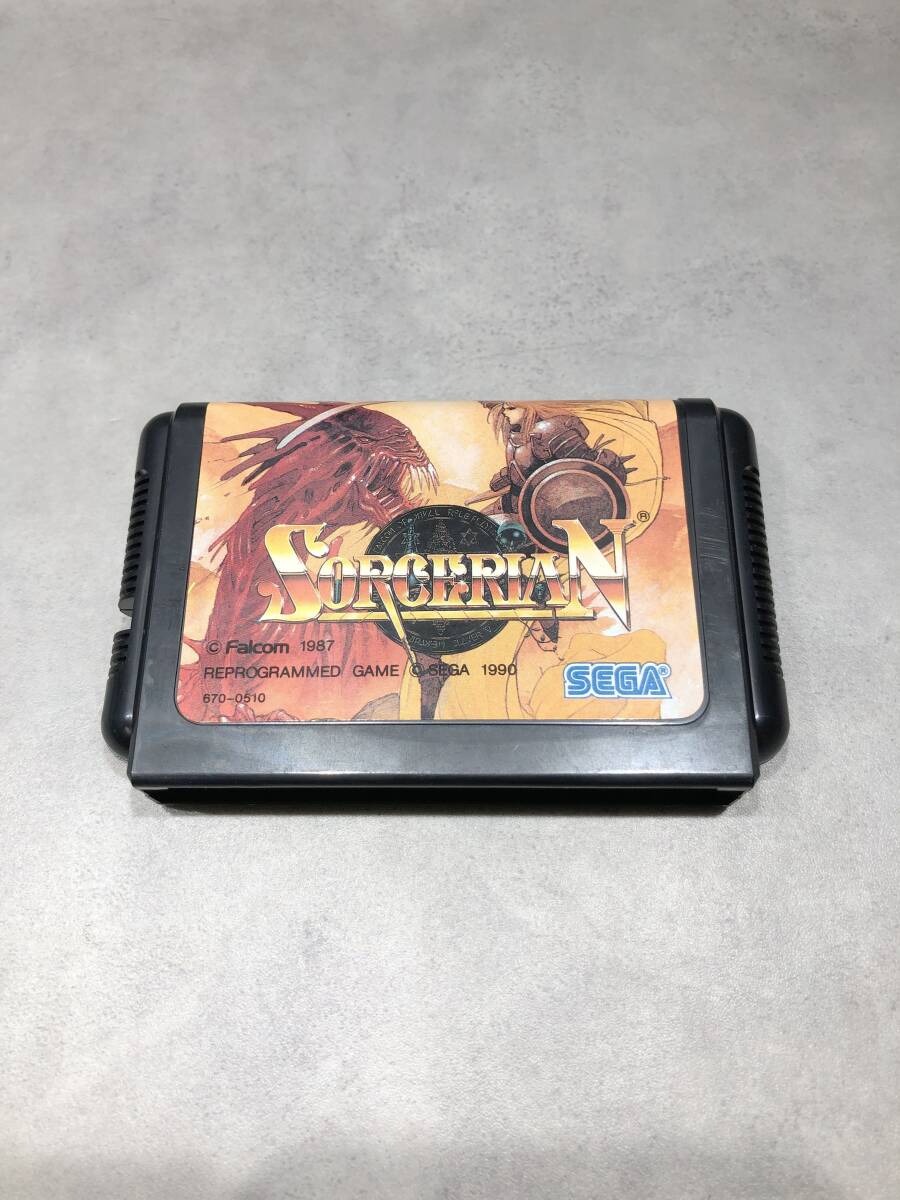 OK10276◎SEGA セガ メガドライブ SORCERIAN ソーサリアン 動作OK【保証有】250224拍卖