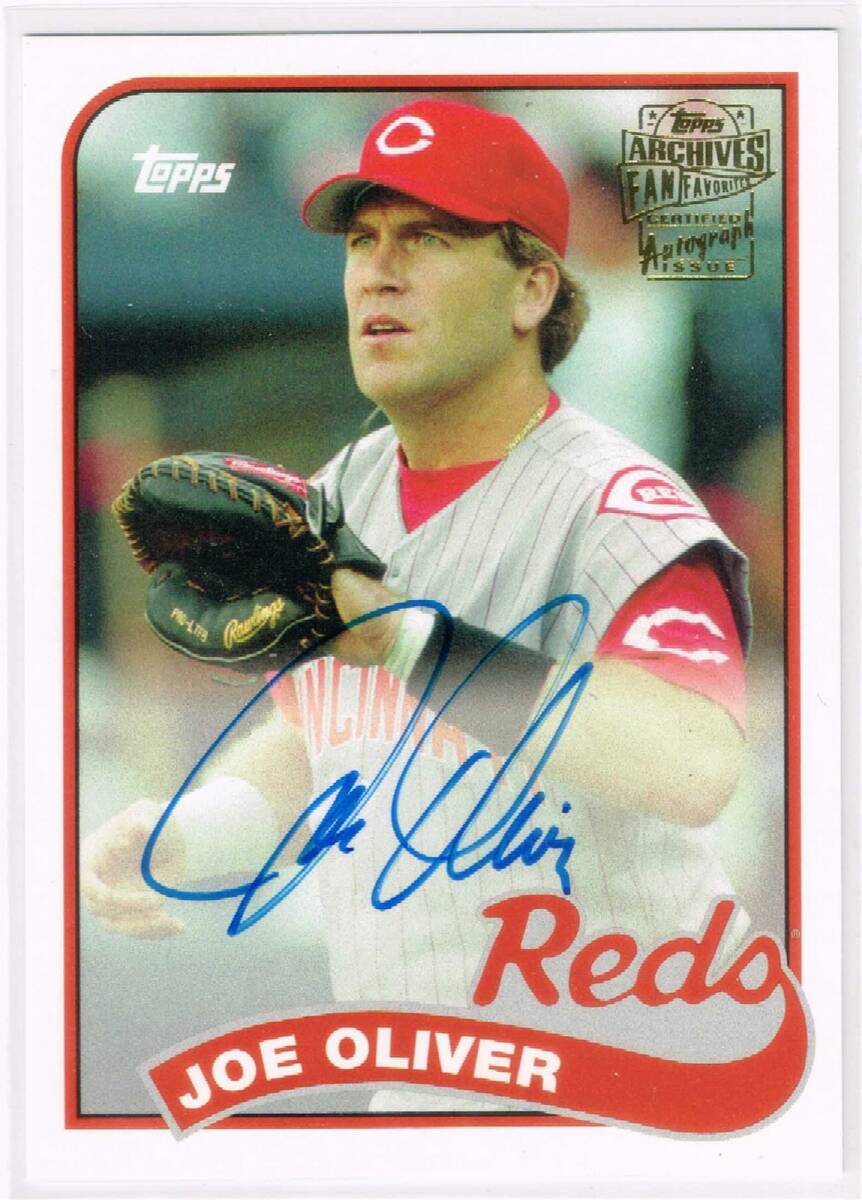 MLB 2015 Topps Archives Fan Favorites Autograph #FFA-JO Joe Oliver Auto トップス 直筆サイン ジョー・オリバー拍卖