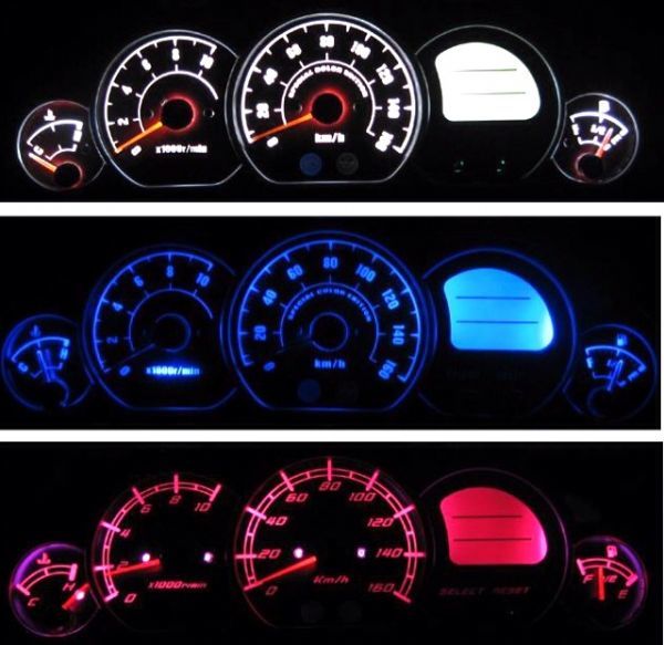 マジェスティーC SG03J メーターLED照明1台分セット☆ レッド拍卖