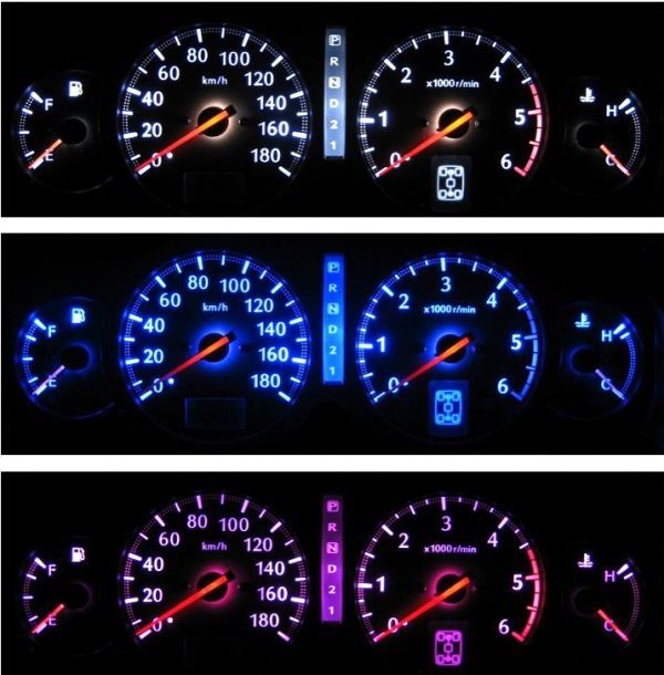 エルグランド E50 メーターLED照明1台分セット!;/ ホワイト拍卖