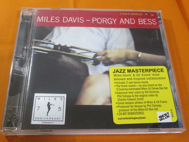 ♪♪♪ マイルス・デイビス Miles Davis 『 Porgy And Bess 』輸入盤 ♪♪♪拍卖