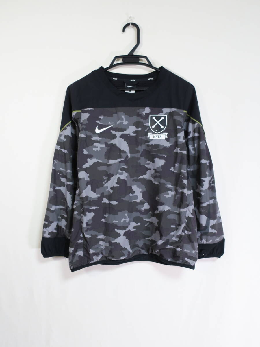 ナイキ NIKE NFTB 防寒 裏起毛 ピステ トレーニングウェア ジャケット ジュニアL 150-160cm キッズ 子ども ウォーマー カモフラ 迷彩拍卖