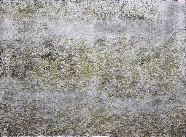 ■☆今井俊満 【花鳥風月 秋草図】 シルクスクリーン 直筆サイン エディション有り 拍卖