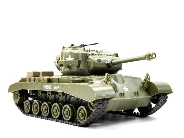 【完成品 RTR 赤外線バトルシステム付 対戦可能】HengLong 2.4GHz 1/30 M26 パーシング 3841-02 ☆ヘンロン戦車ラジコン拍卖