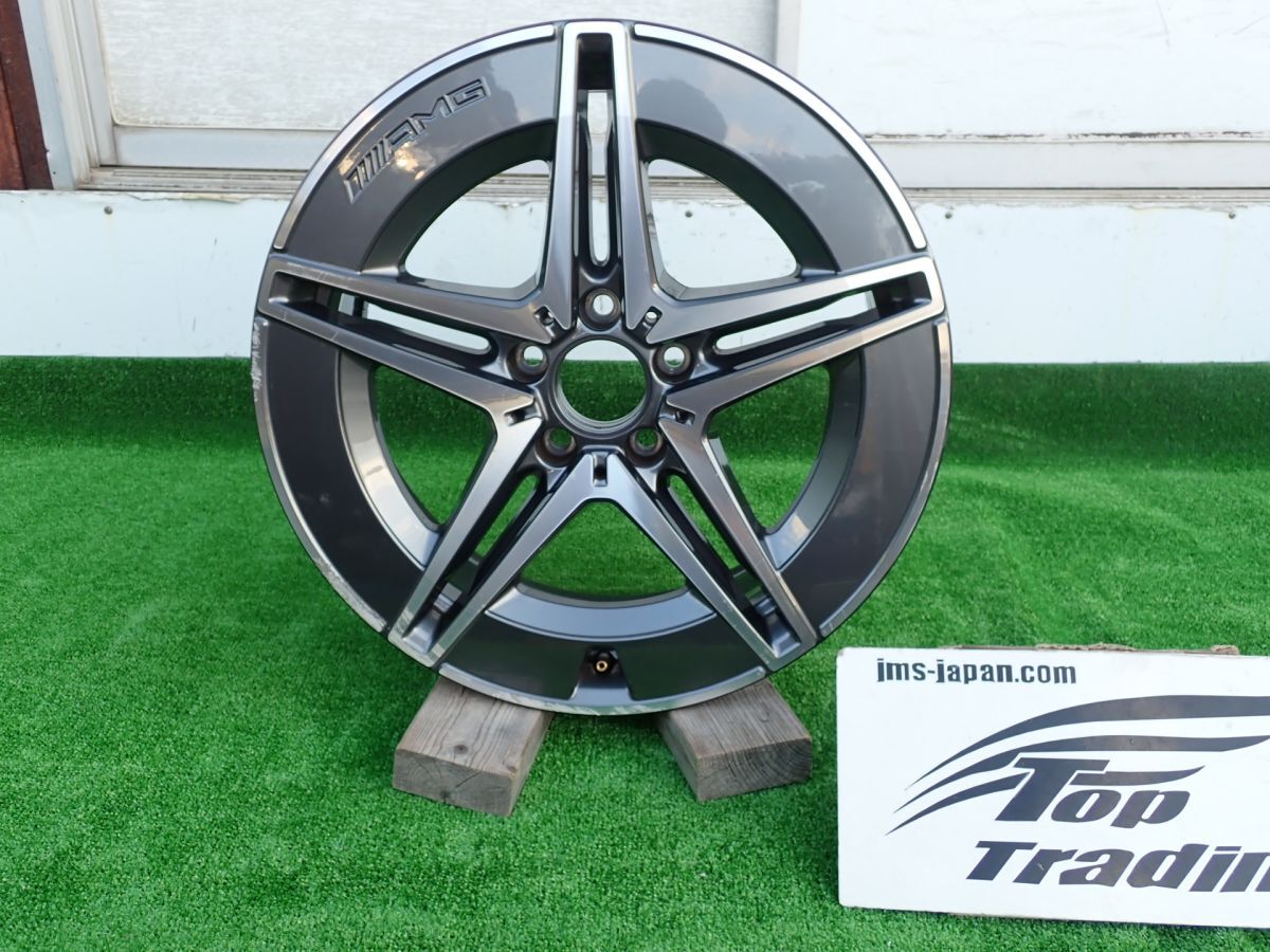 L5098vc ベンツ純正 Cクラス W206/S206 AMG フロント用 7.5Jx18ET40 18インチ ダブルスポークアルミホイール 1本 A2064011700 適合確認可能拍卖