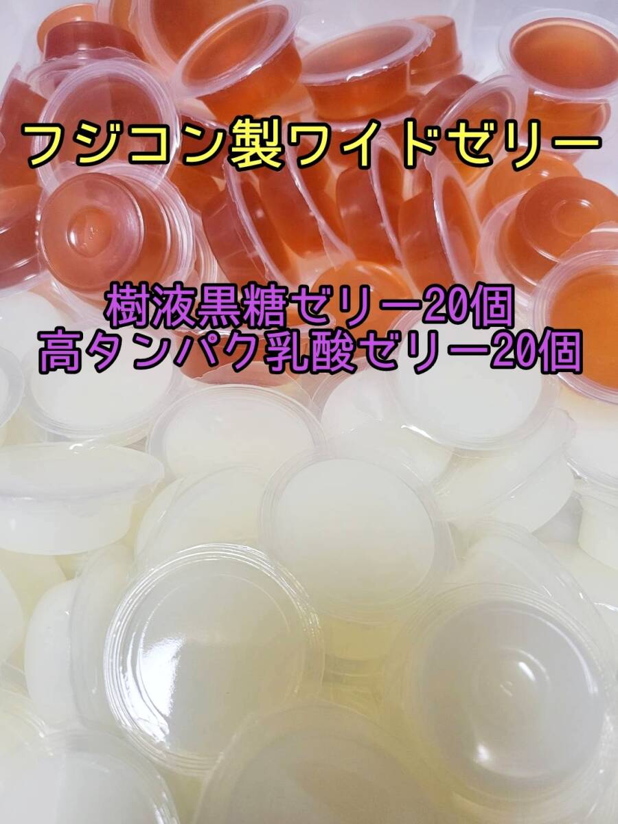 【人気昆虫ゼリー】フジコン 樹液黒糖ゼリー 高タンパク乳酸ゼリー16g計40個 プロゼリー ドルクスゼリー オオクワ拍卖