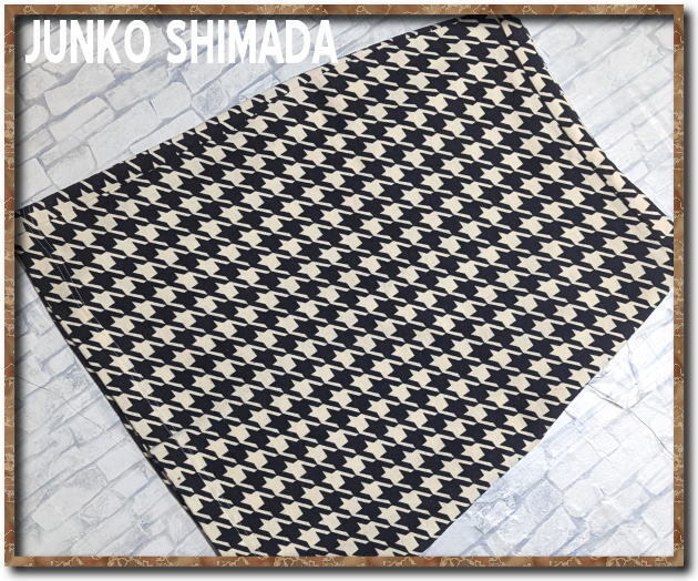 美品!!☆JUNKO SIMADA ジュンコシマダ 千鳥格子スカート 白×黒☆拍卖