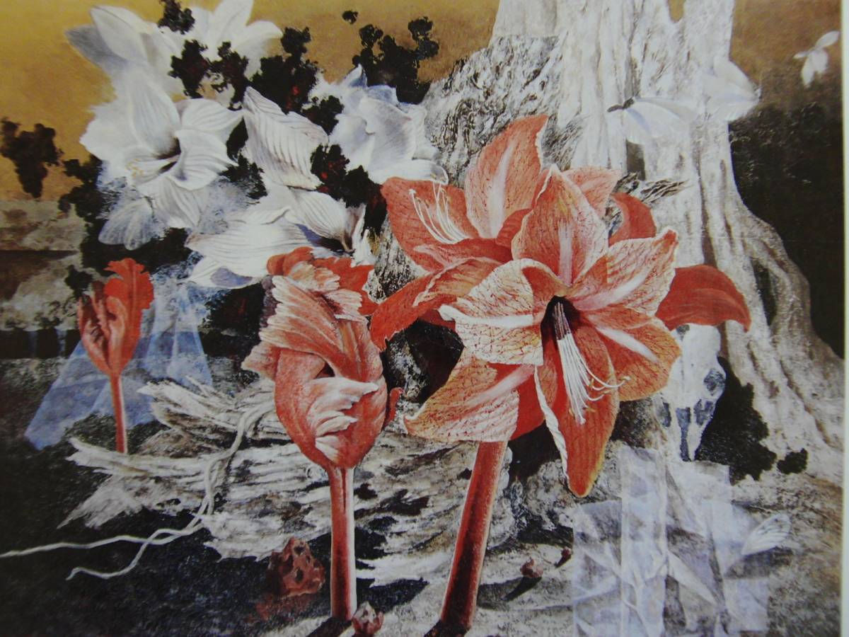 日下部淑子、兆(蘇生)、希少な額装用画集より、新品高級額装付、状態良好、送料無料、y321拍卖