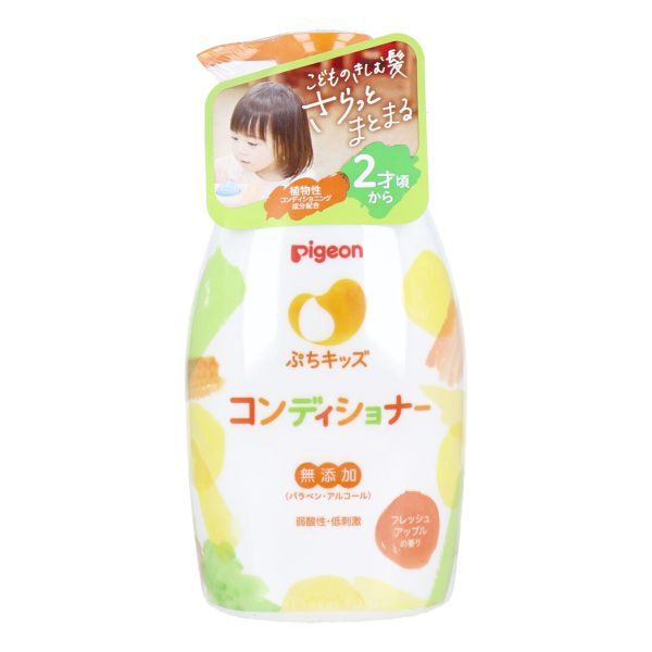 ピジョン ぷちキッズ コンディショナー 2才頃~ 弱酸性 フレッシュアップルの香り 本体 300g X5本拍卖