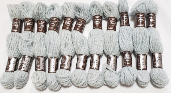 美679 DMC ウール 刺しゅう糸 未使用 No.7715 11本 ニードルポイント 拍卖