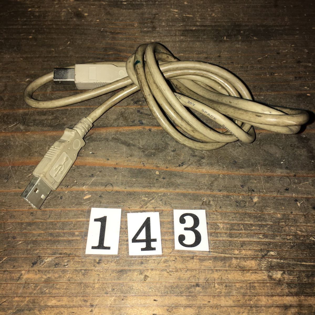 NO.143 USBケーブル typeA typeB拍卖