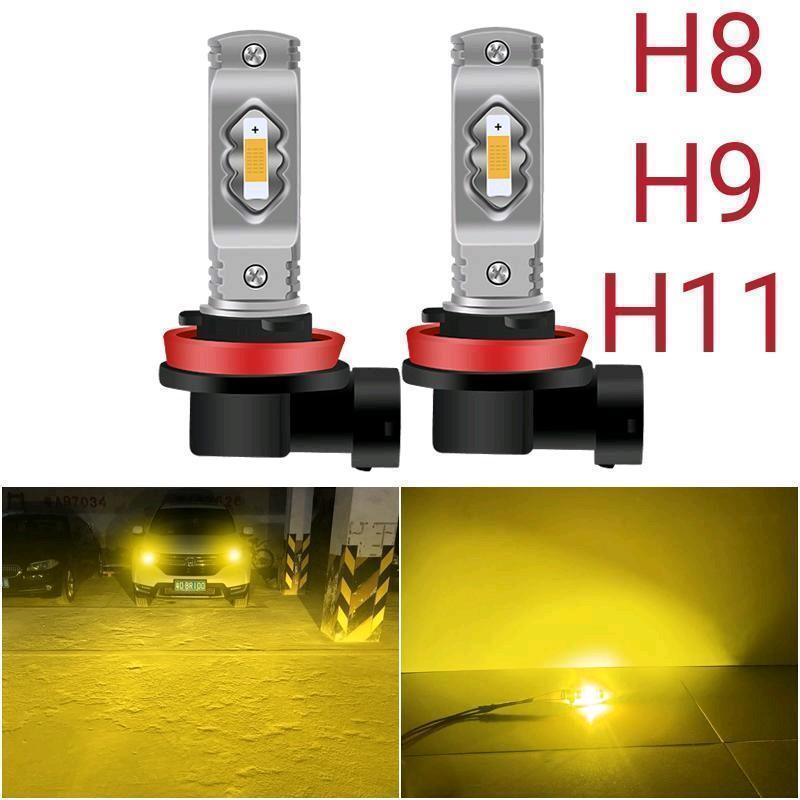 C157 LED ヘッドライト フォグランプ H8 72W イエロー 黄光 3000k LEDバルブ 車用 12V 7000Lm 防水 長寿命 簡単装着 放熱対策 2個入拍卖