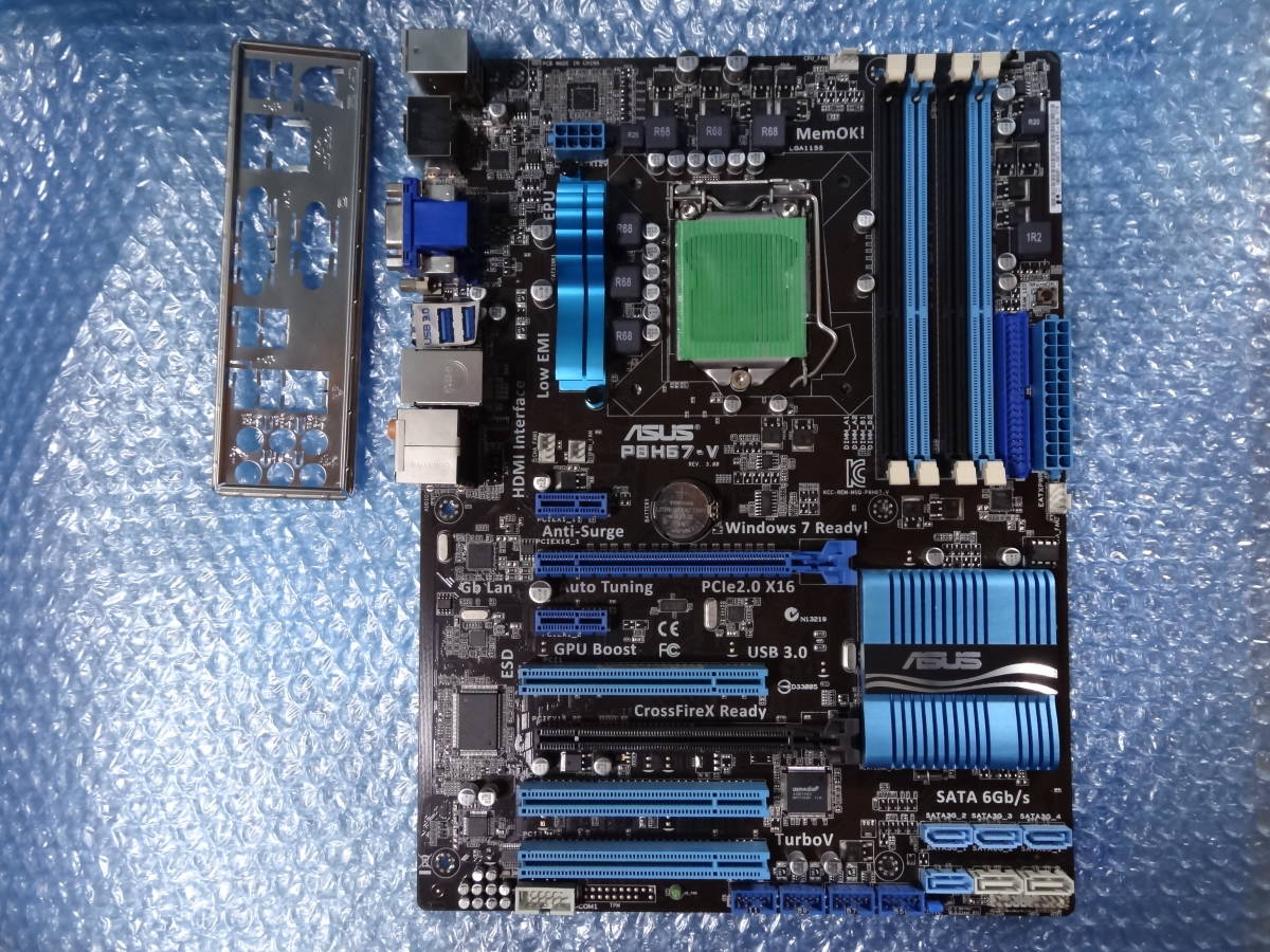 ★☆ASUS P8H67-V (LGA1155/DDR3/H67) BIOS起動確認済み☆★拍卖