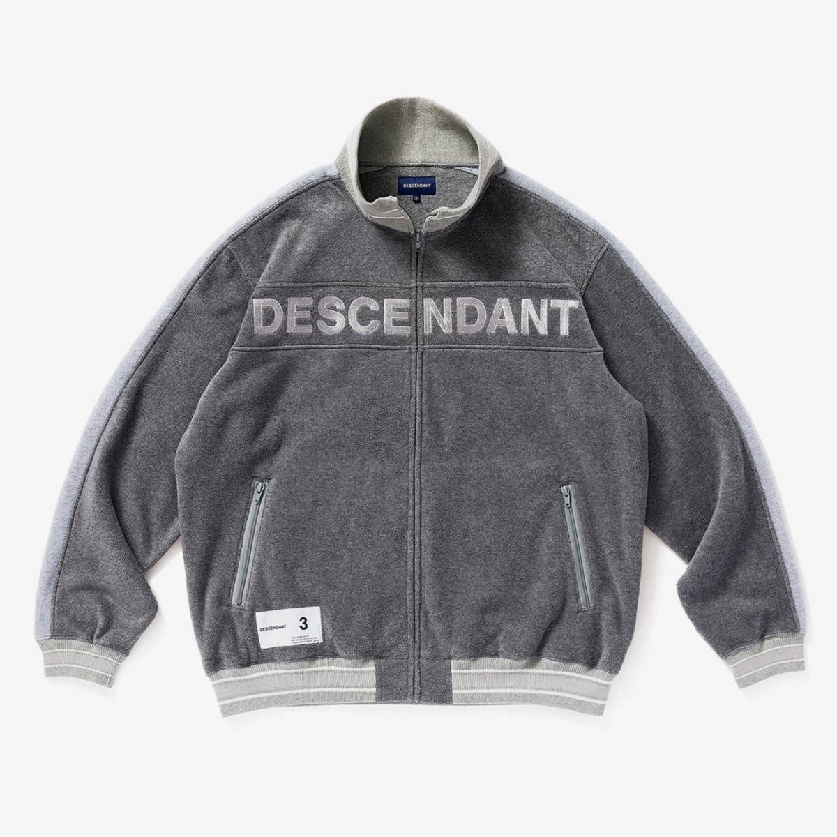 希少★新品本物【灰★サイズ2】★OUTFIELDER FLEECE JK アウトフィルダー フリース 正規店購入 ディセンダント 入手困難 DESCENDANT 19A/W拍卖