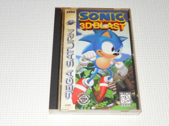 SS★SONIC 3D BLAST 海外版★箱付・説明書付・ソフト付拍卖