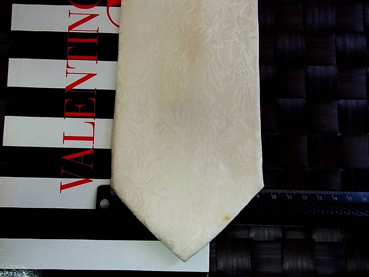 【美品】y9295★バレンチノ ネクタイ/フォーマ白拍卖