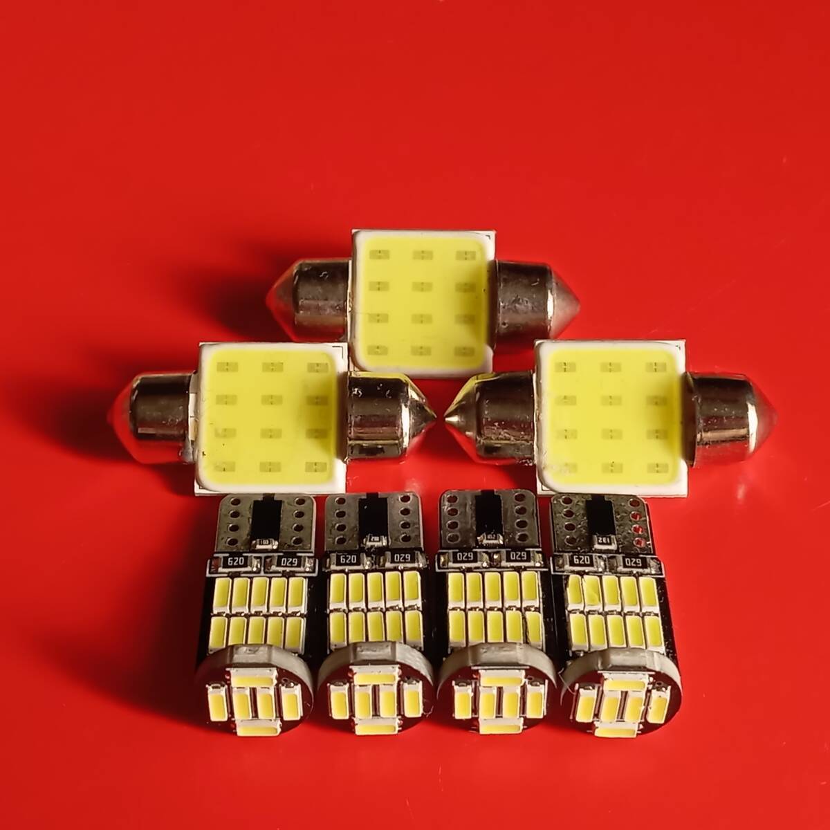 ZWR80W ノアハイブリッド 超爆光! T10 LED ルームランプ 7個セット ホワイト トヨタ /26/t31拍卖