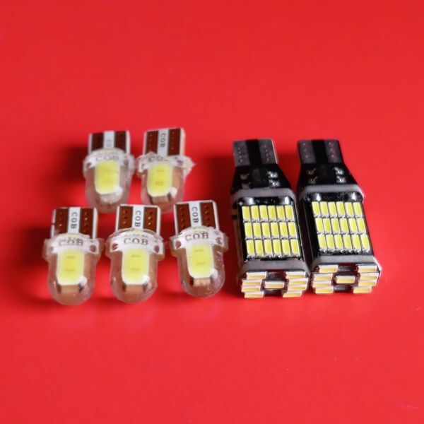 爆光7個セット!エブリィバン DA64系 DA17V バックランプ ポジション球 ナンバー灯 T10 LED ルームランプ ホワイト /スズキ 45/c2拍卖