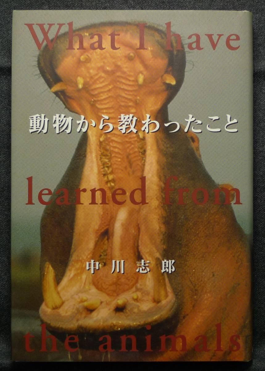 【超希少】【初版、美品】古本 動物から教わったこと 著者:中川志郎 (株)アスペクト拍卖