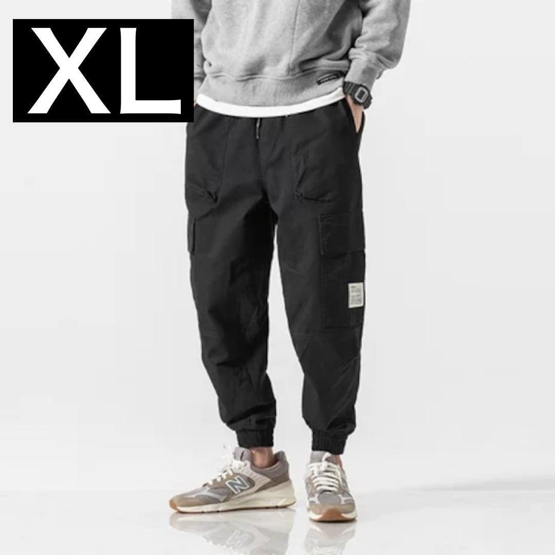 カーゴパンツ ジャガーパンツ ワークパンツ ストリート ブラック XLサイズ拍卖