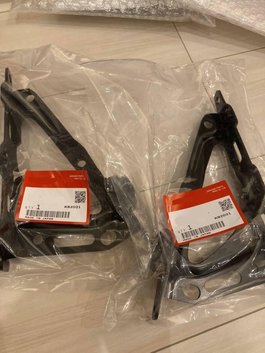 ★新品 ホンダ AP2 S2000 純正 ウイングステー ブラケット フット スチフナー コンプ 左右セット★ Spoiler foot stiffener comp RH LH拍卖