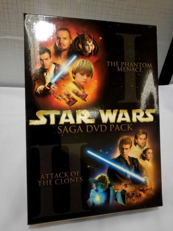 20004【中古品】STAR WARS SAGA DVD PACK 全4セットBOX 傷なし 汚れなし リーフレット付き 盤面傷なし拍卖
