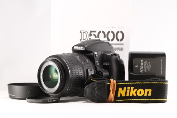 ★訳あり極上品★ニコン Nikon D5000 + AF-S 18-55mm F3.5-4.5G DX VR★基本動作OK レンズ付★102630拍卖