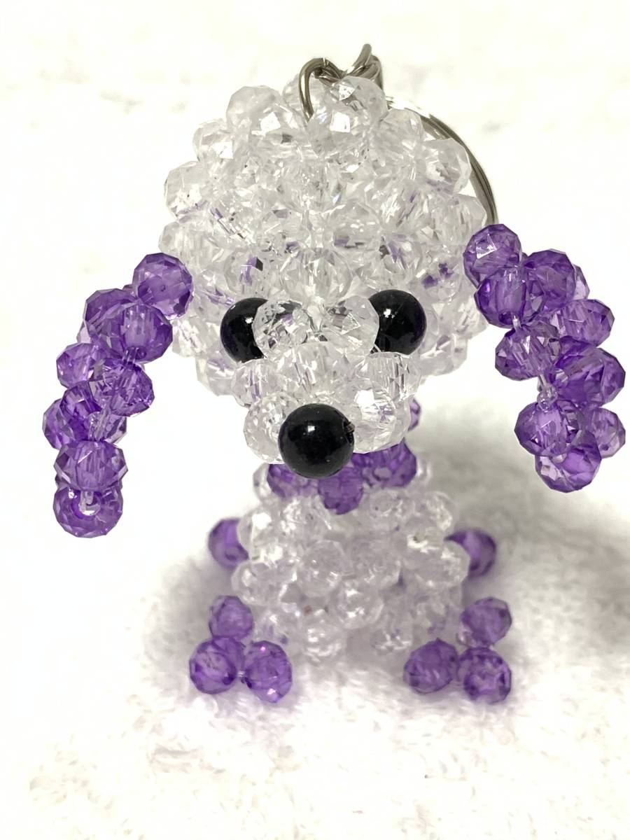 ★ビーズハンドメイド 携帯ストラップ トイプードル カラフル その5拍卖