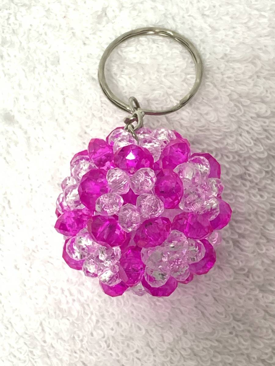 ★ビーズハンドメイド 携帯ストラップ カラフルボール拍卖