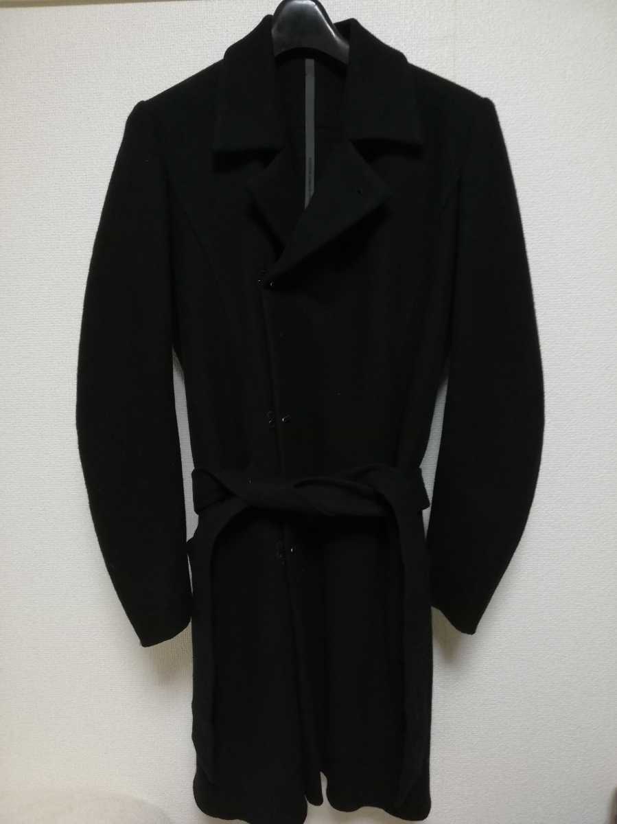【即決】kazuyuki kumagai attachment カシミア混 ウール フックコート 1 チェスターコート ロングコート カズユキクマガイ拍卖
