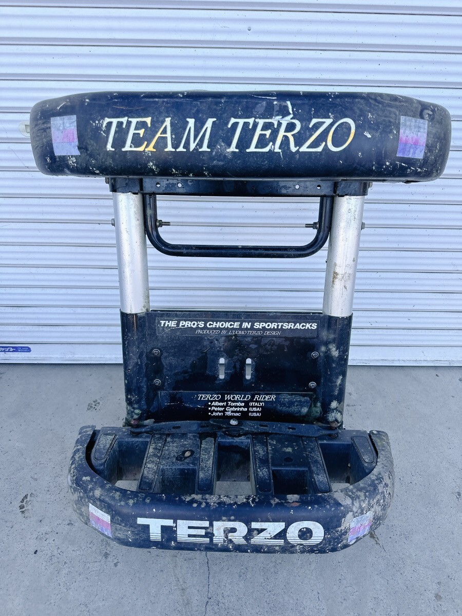 訳あり TEAM TERZO テルッツォ 背面 ※鍵なし ※欠品有 タイヤ スキー キャリア ブラック 車用品 引取歓迎 茨城 0226あわ5 M外 220拍卖