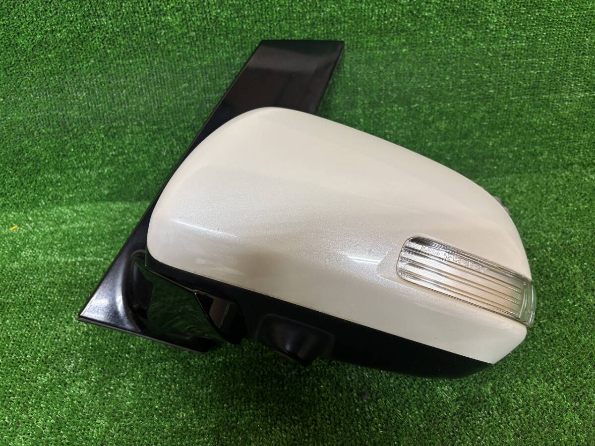 ★☆アルファード ヴェルファイア ANH20/ANH25/GGH20/GGH25 純正左ドアミラー カメラ付 7ピン 専用配線 パール070☆★拍卖