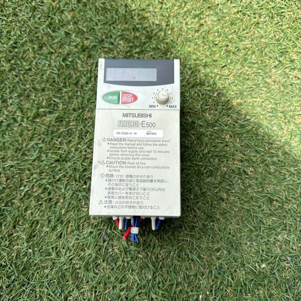 4G036 三菱電機 インバータ FR-E520-0.1K 保証付き インボイス対応拍卖