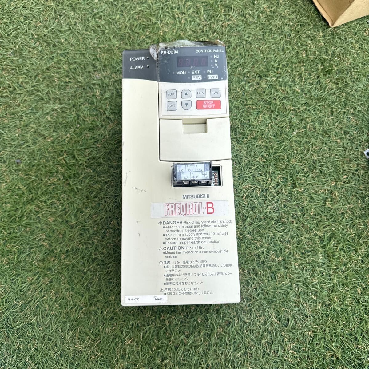 4D050 三菱電機 FR-B-750 インバータ動作保証付き インボイス対応拍卖