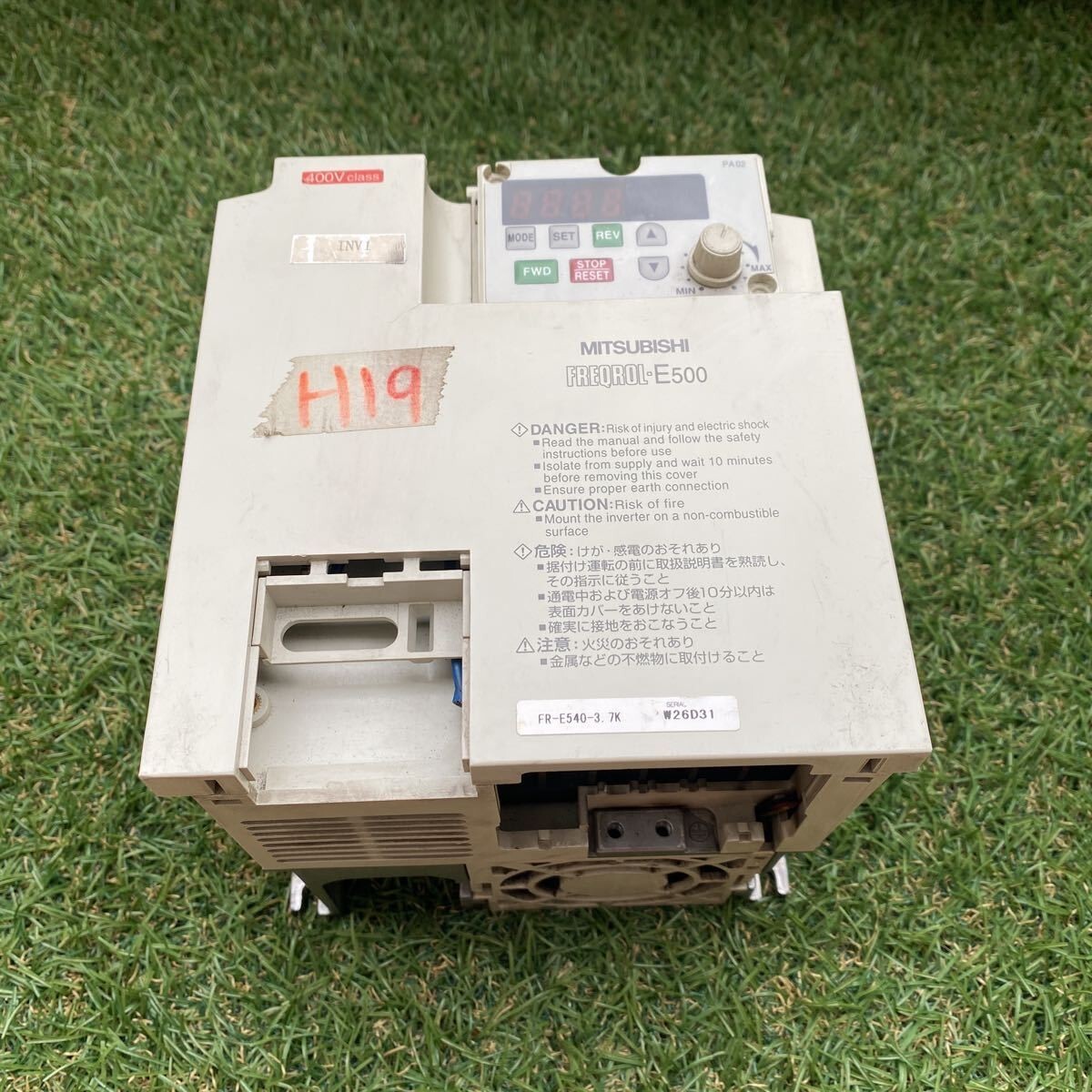 3F20022 三菱 Mitsubishi FR-E540-3.7K コンパクトインバーター 保証付き インボイス対応拍卖