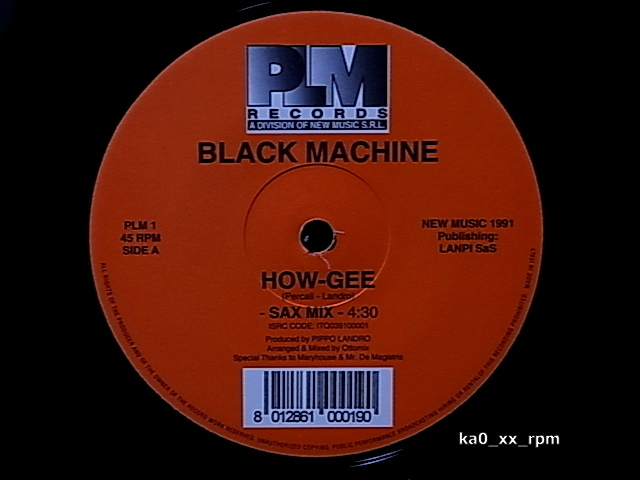 ★☆Black Machine「How-Gee」☆★拍卖