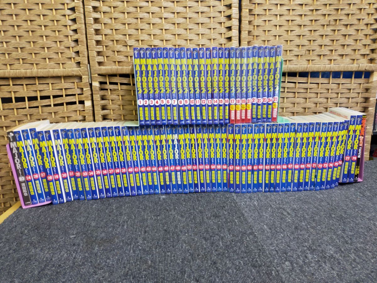 Set-20250221-01 MAJOR 2nd(メジャーセカンド) 1-25未完 + MAJOR 23-78+ 劇場版MAJOR 友情の一球 81冊セット 満田 拓也 (著)拍卖