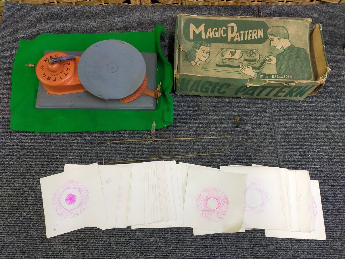 E08-20250226-01 昭和の珍しい機械 模様の泉 マジックパターン ジャンク品拍卖