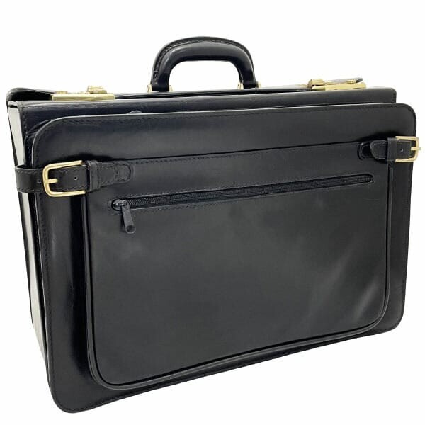 14465 バリー ハンドバッグ ヴィンテージ ブリーフケース レザー 革 ブラック 黒 BALLY ロゴ オールド拍卖