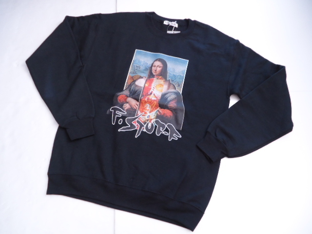 【KCM】bem-61-S★タグ付新品★【F-LAGSTUF-F/フラグスタフ】BEAMS Mona Lisa SWEAT モナリザスウェット S ブラック拍卖